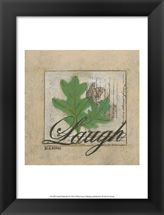 Framed Gentle Butterfly II Print