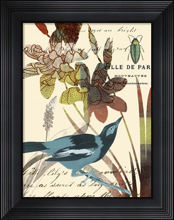 Framed Exotic Blossom I Print