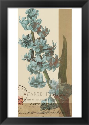 Framed French Blue III Print