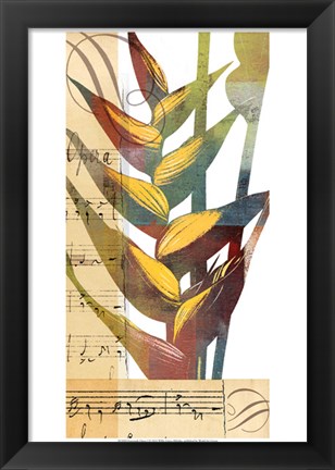 Framed Emeraude Opera I Print