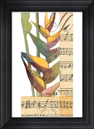 Framed Emeraude Opera II Print
