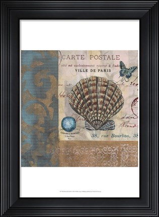 Framed Botticelli Shell I Print