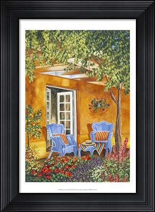 Framed Tuscan Veranda II Print