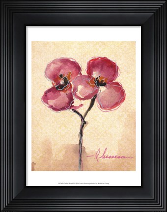Framed Orchid Sketch I Print