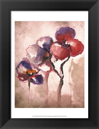 Framed Orchid Sketch II Print