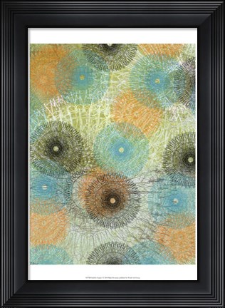 Framed Scribble Graph I Print