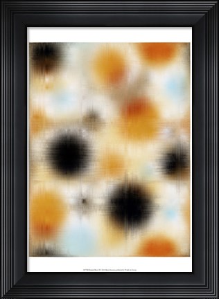 Framed Pixilated Burst II Print