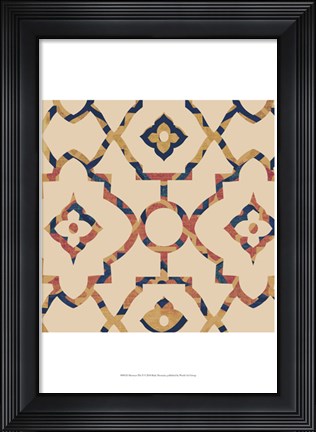 Framed Morocco Tile II Print
