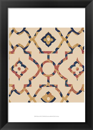 Framed Morocco Tile II Print