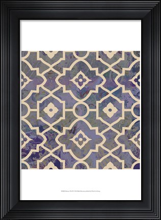 Framed Morocco Tile III Print