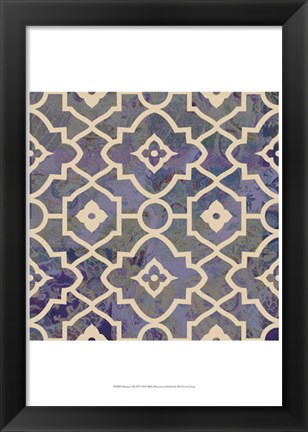 Framed Morocco Tile III Print