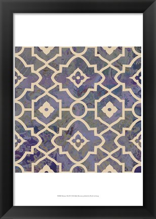 Framed Morocco Tile III Print