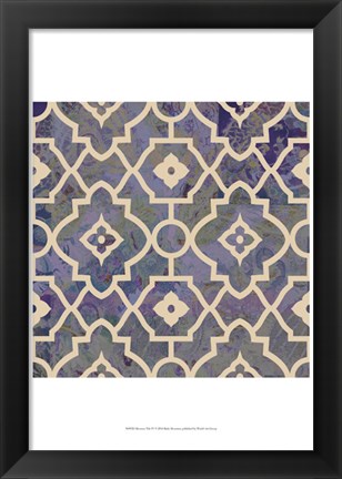 Framed Morocco Tile IV Print