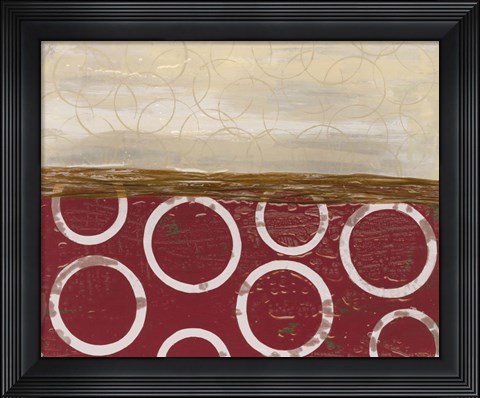 Framed Going in Circles II Print