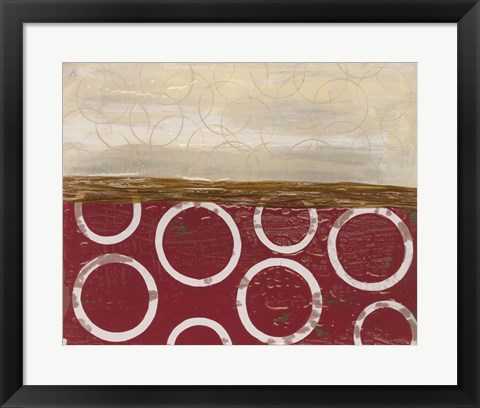 Framed Going in Circles II Print