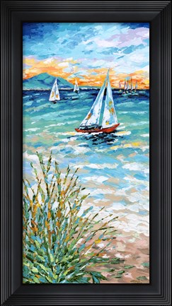 Framed Wind in my Sail I Print