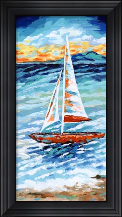 Framed Wind in my Sail II Print