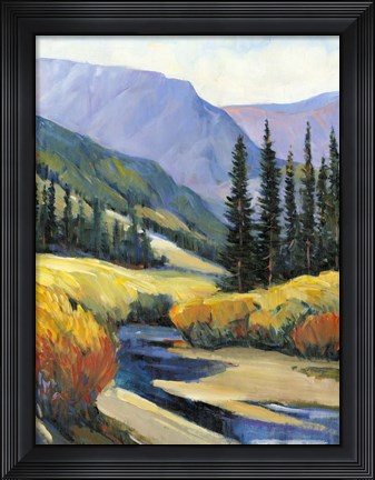 Framed Purple Mountain Majesty I Print