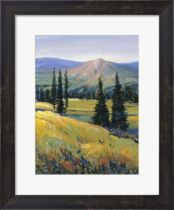 Framed Purple Mountain Majesty II Print