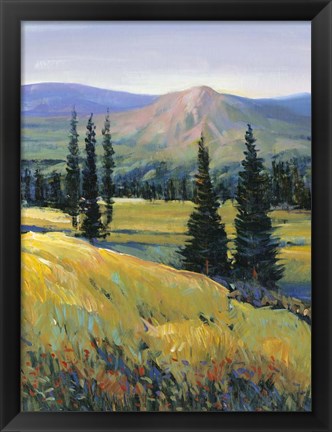 Framed Purple Mountain Majesty II Print