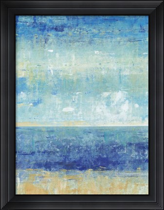 Framed Beach Horizon II Print