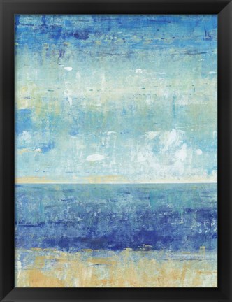 Framed Beach Horizon II Print