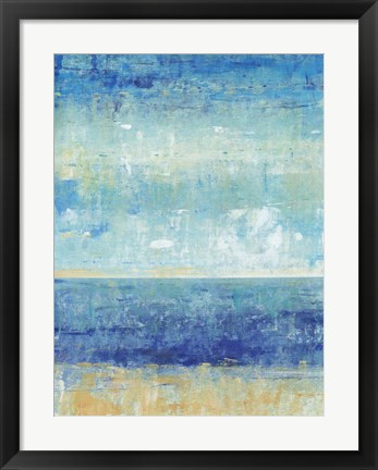 Framed Beach Horizon II Print