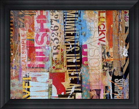 Framed Metro Mix 21 I Print