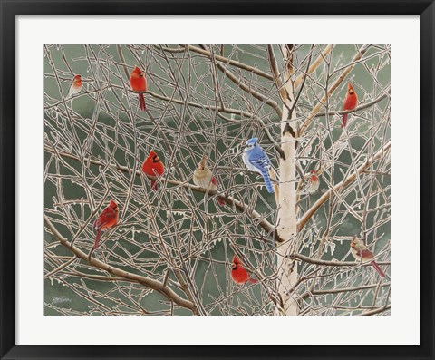 Framed Ornaments Print