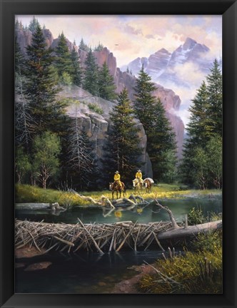 Framed Cure of the Rockies Print