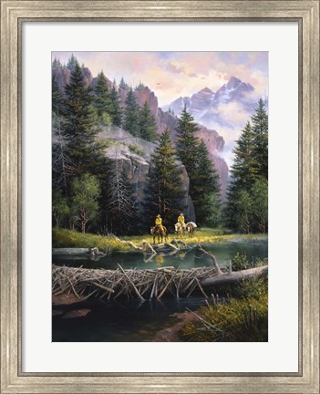 Framed Cure of the Rockies Print