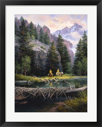 Framed Cure of the Rockies Print