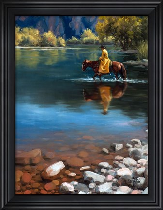 Framed Shallow Crossing Print