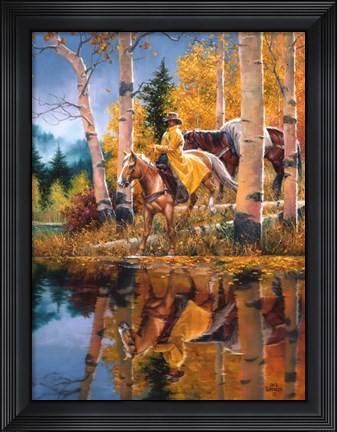 Framed When all that Glitters Print