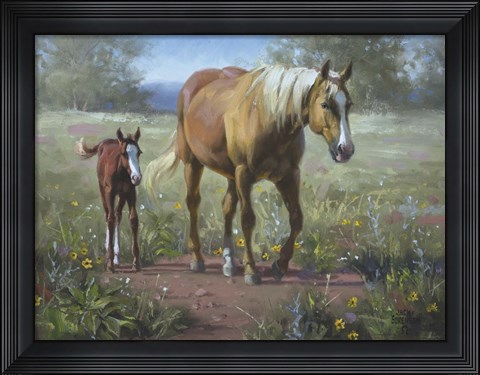 Framed Comin&#39; In Print