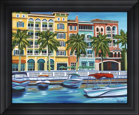 Framed Tropical Rendezvous I Print