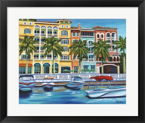 Framed Tropical Rendezvous I Print