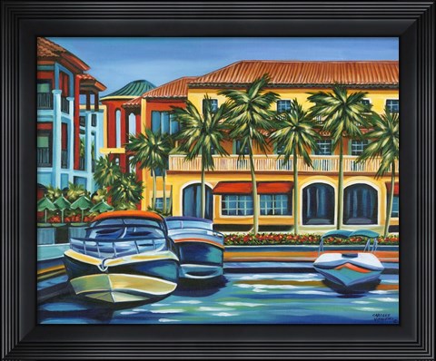 Framed Tropical Rendezvous II Print