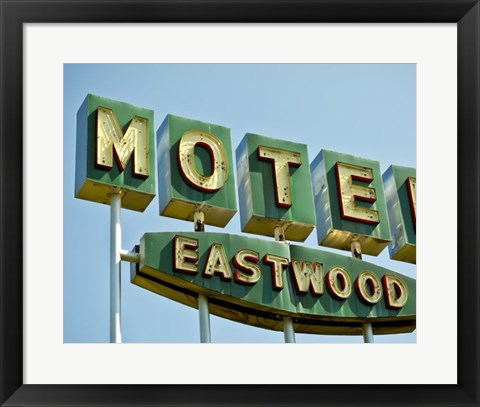 Framed Vintage Motel III Print