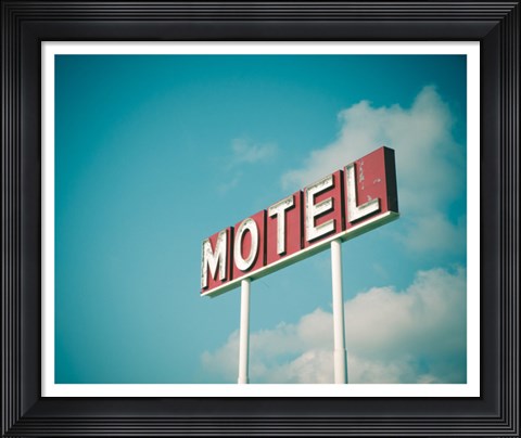 Framed Vintage Motel IV Print