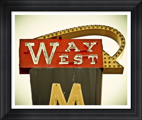 Framed Vintage Motel VII Print