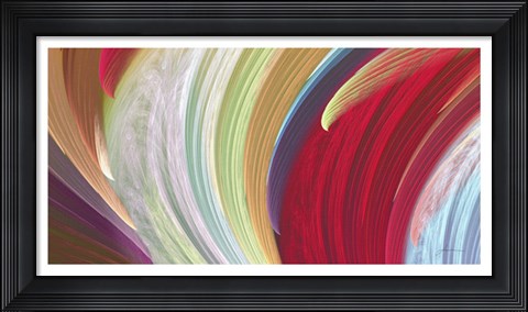 Framed Wind Waves I Print