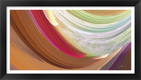 Framed Wind Waves II Print