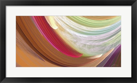 Framed Wind Waves II Print