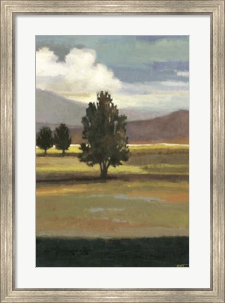 Framed Mountain Range II Print