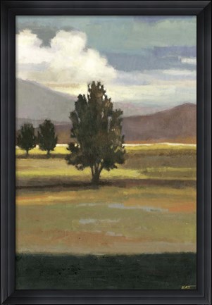 Framed Mountain Range II Print