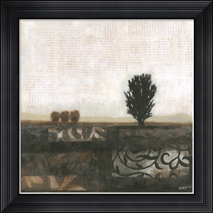 Framed Global Landscape II Print