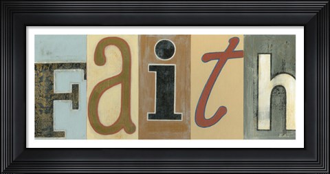Framed Faith Panel Print