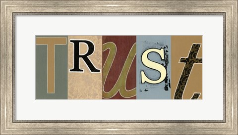 Framed Trust Panel Print