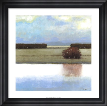 Framed Crystal Bay I Print